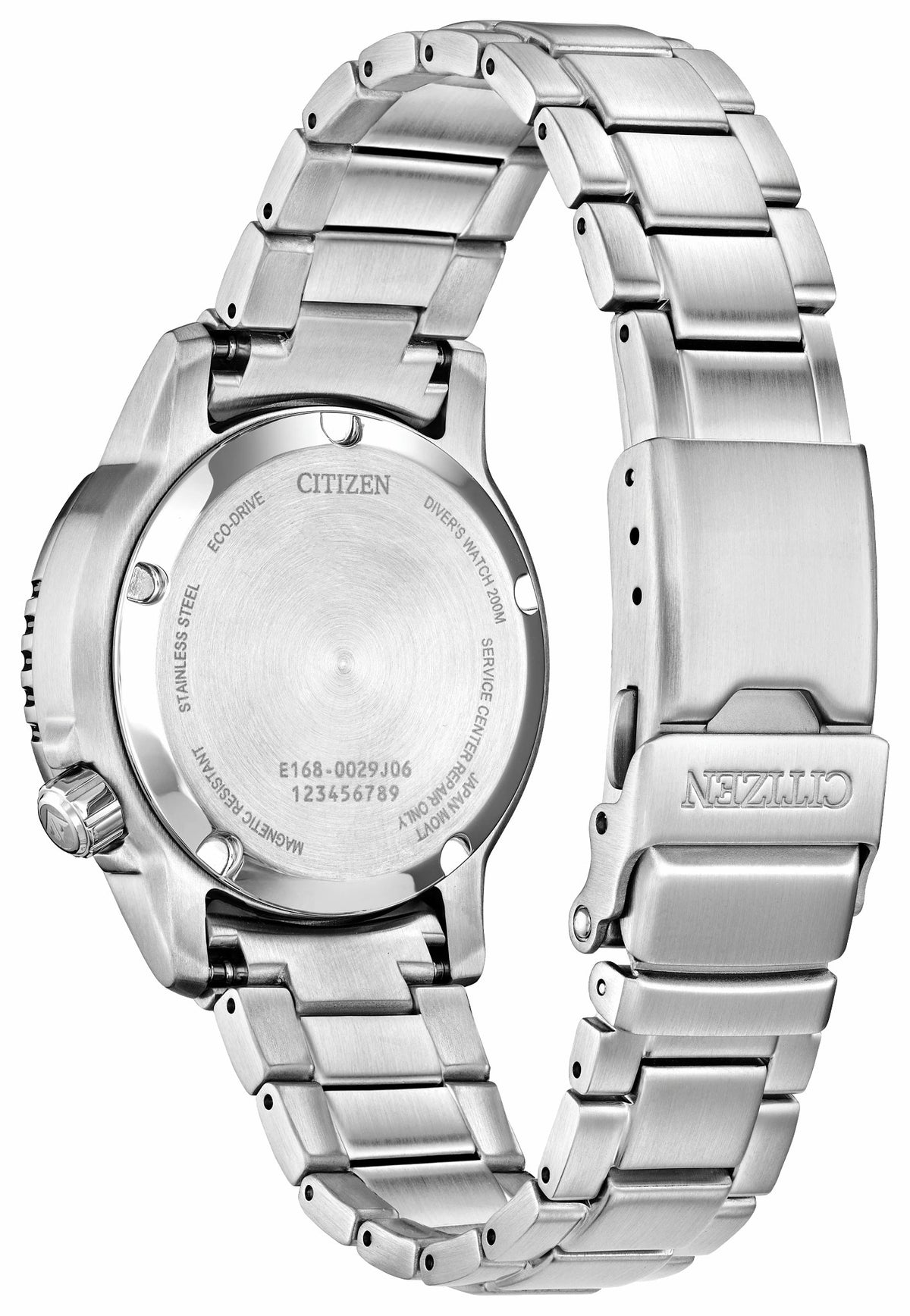 Citizen Popular - Promaster Dive Red Dial Stainless Steel Bracelet EO2027-50Z