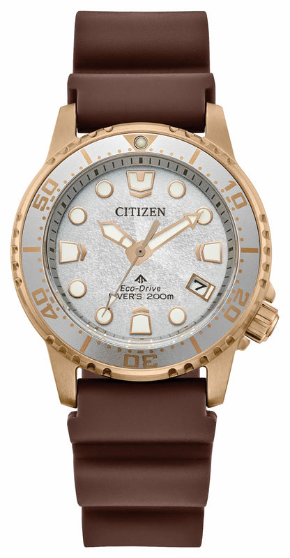 Citizen Essential - Promaster Dive Silver-Tone Dial Polyurethane Strap EO2022-02A