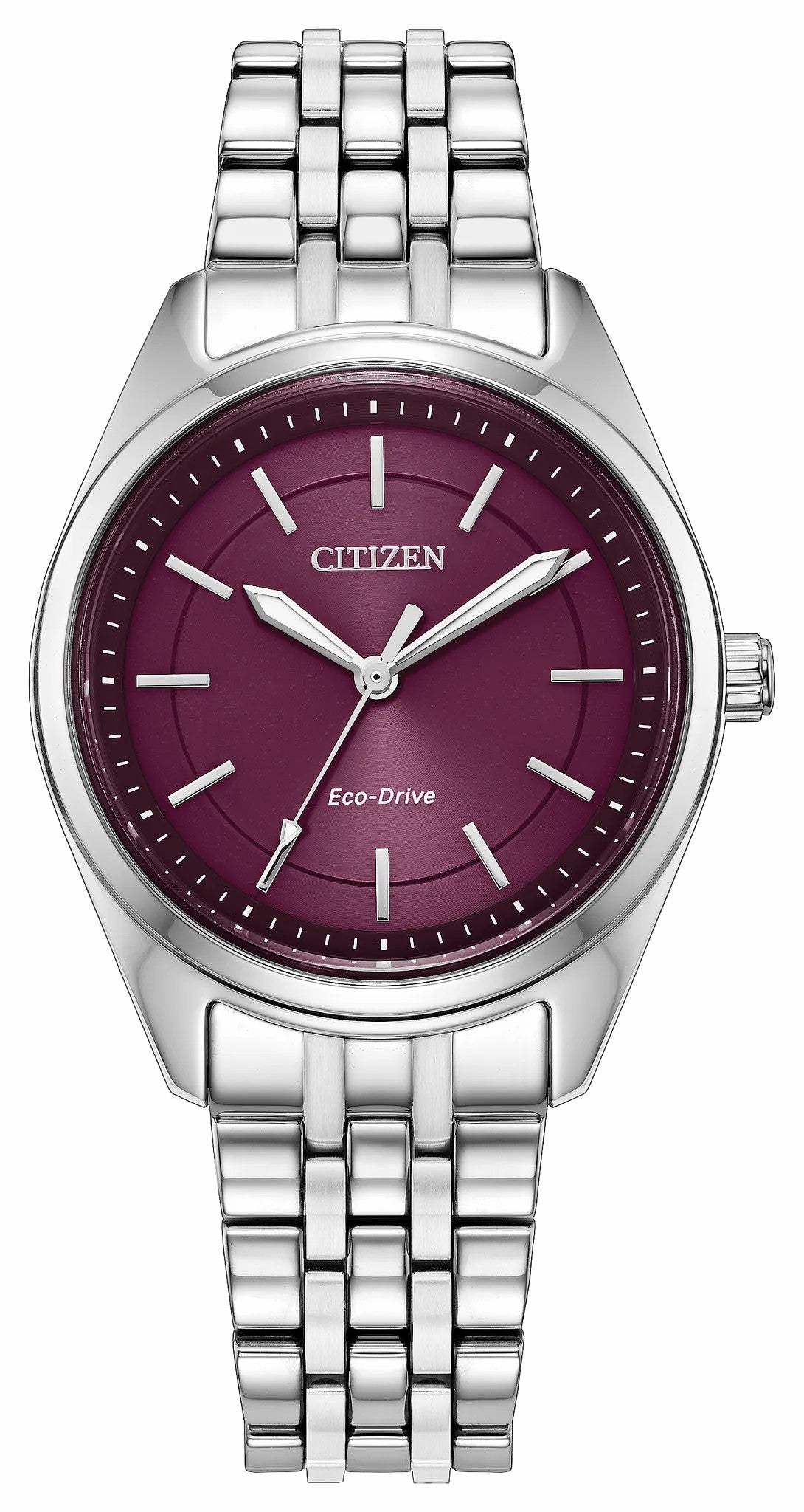 Citizen Trusted - Peyten Purple Dial Stainless Steel Bracelet EM1230-54X