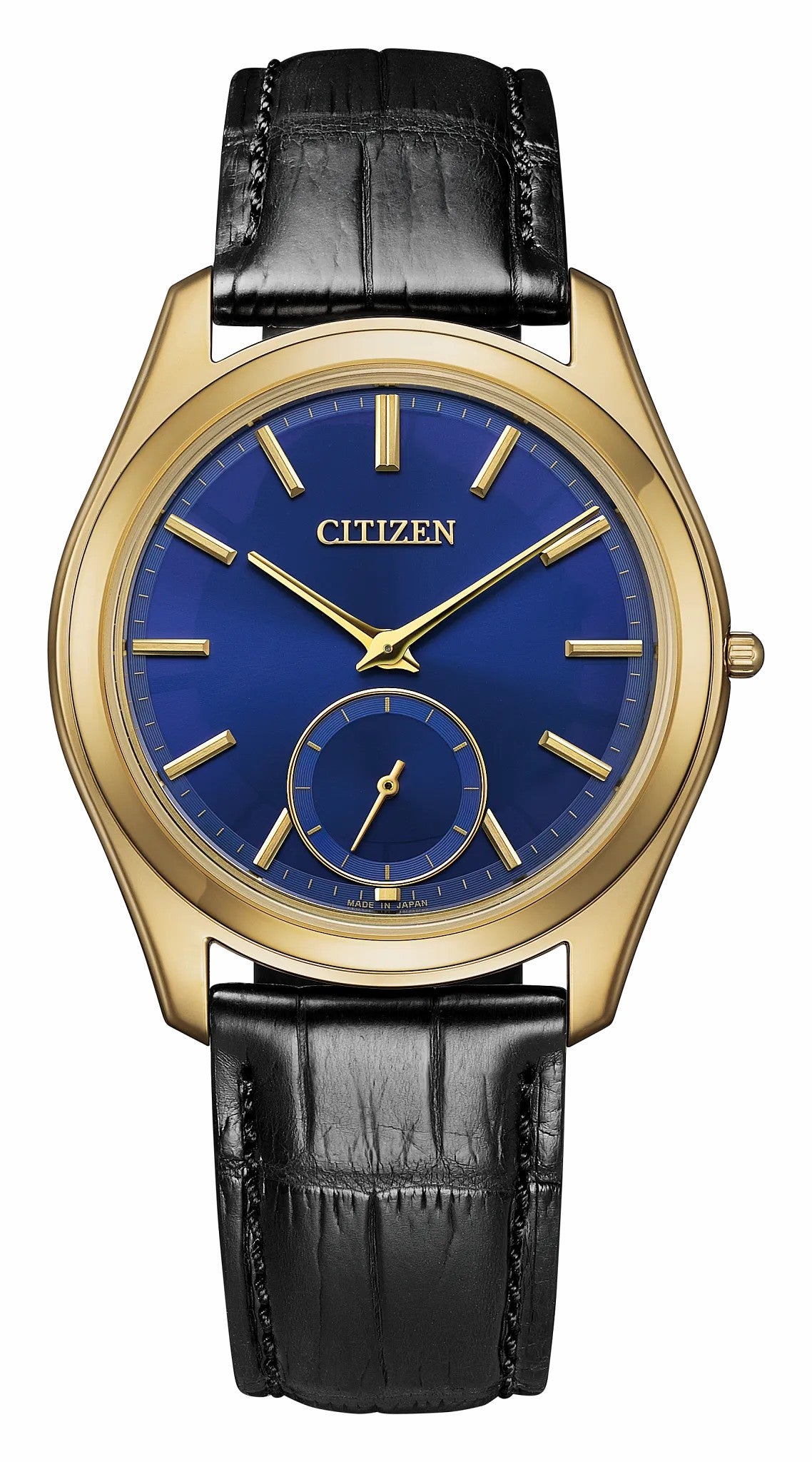 Citizen Deals - Eco-Drive One Blue Dial Crocodile Strap AQ5022-02L