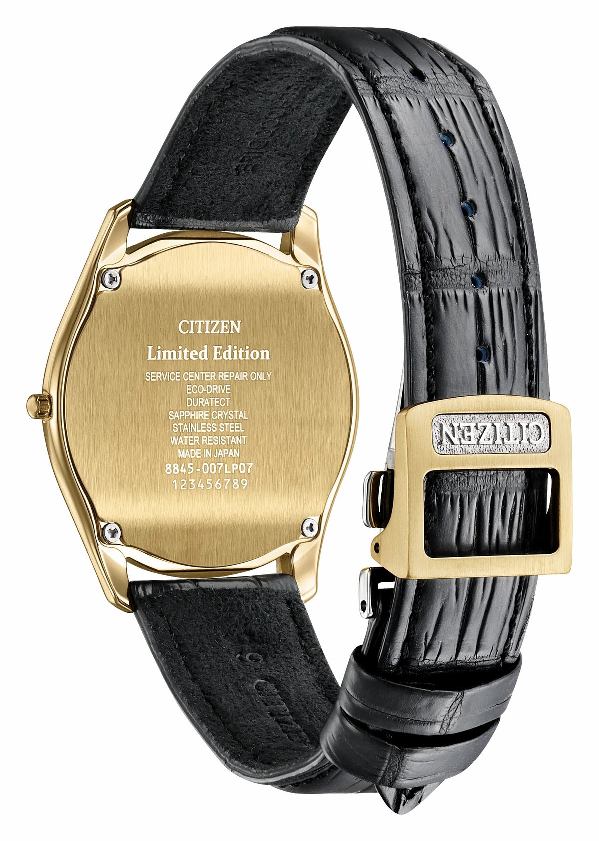 Citizen Deals - Eco-Drive One Blue Dial Crocodile Strap AQ5022-02L