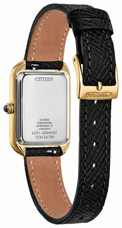 Citizen Top Pick - Dress Classic Black Dial Leather Strap EM1192-01E