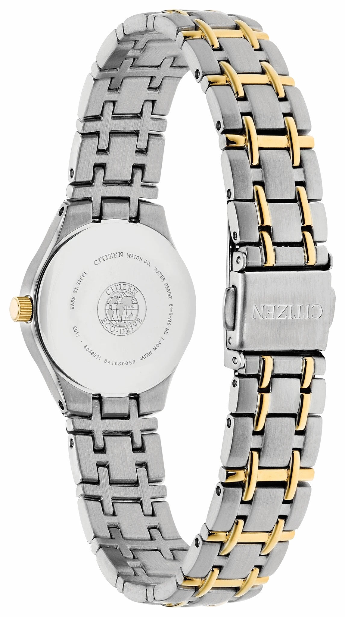 Citizen Recommended - Corso - Ladies Eco-Drive Two-Tone White Dial Date Watch