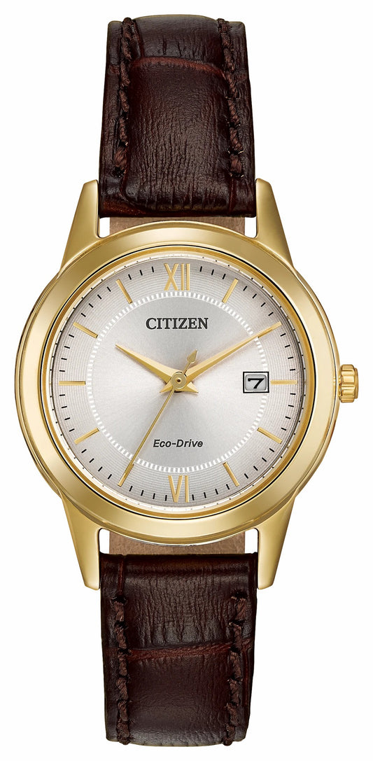 Citizen Value - Corso - Ladies Eco-Drive FE1082-05A Ivory Dial Watch