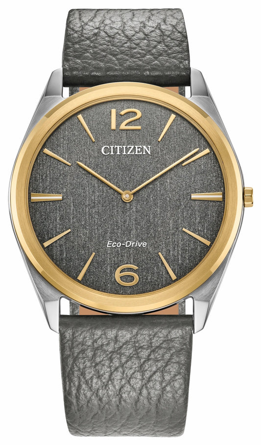 Citizen Popular - Suratto Gray Dial Leather Strap AR3124-07H