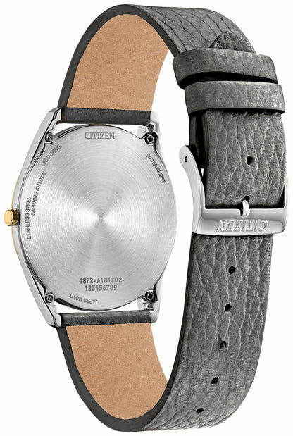 Citizen Popular - Suratto Gray Dial Leather Strap AR3124-07H