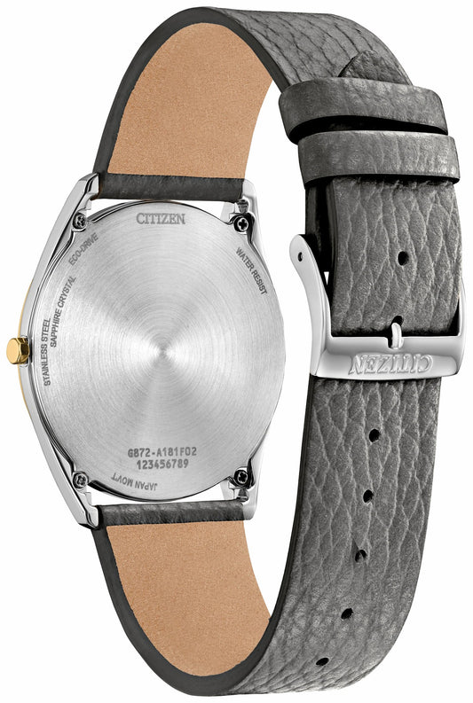 Citizen Popular - Suratto Gray Dial Leather Strap AR3124-07H