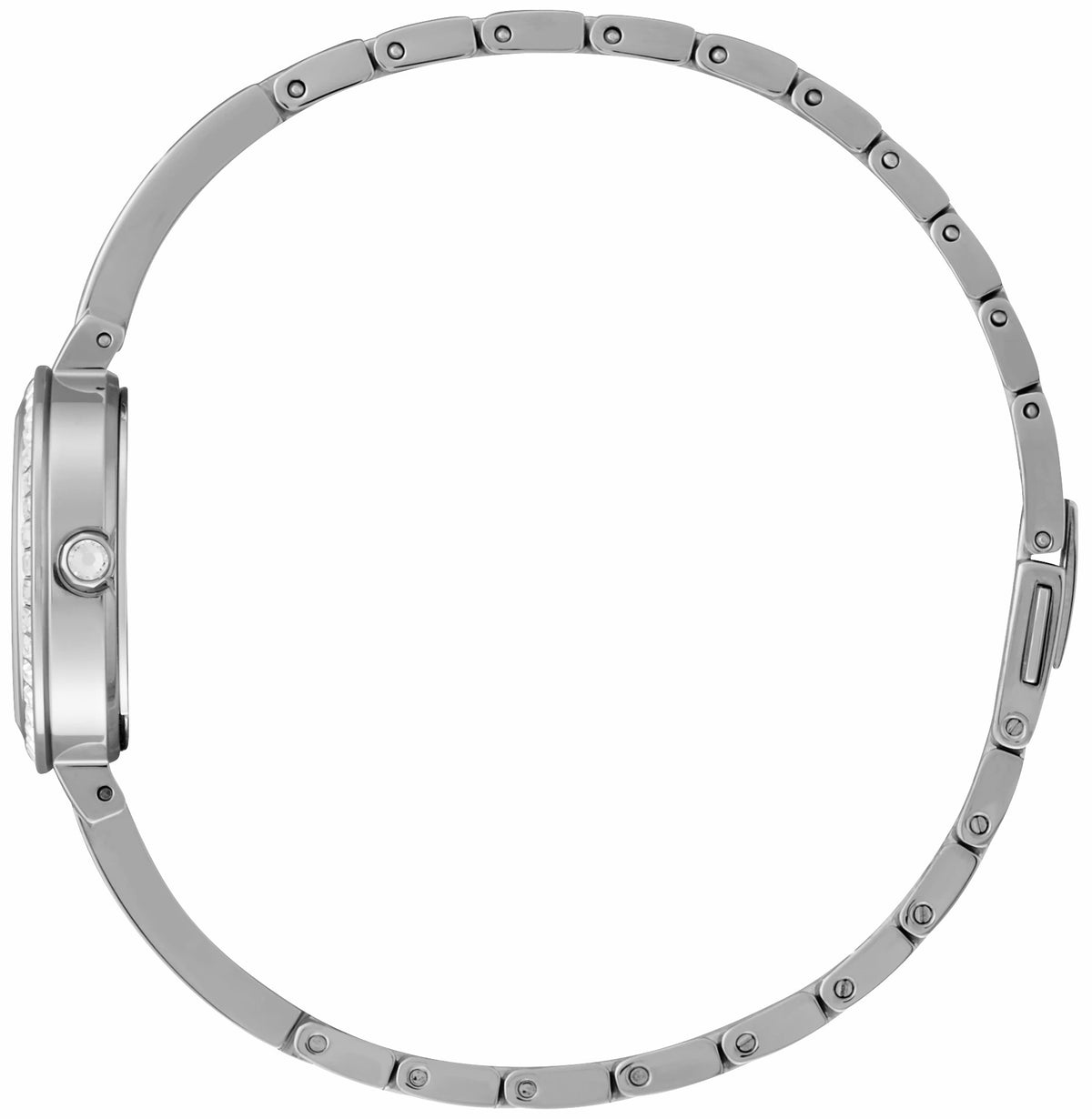 Citizen Latest - Silhouette Crystal White Dial Stainless Steel Bracelet EM0860-51D
