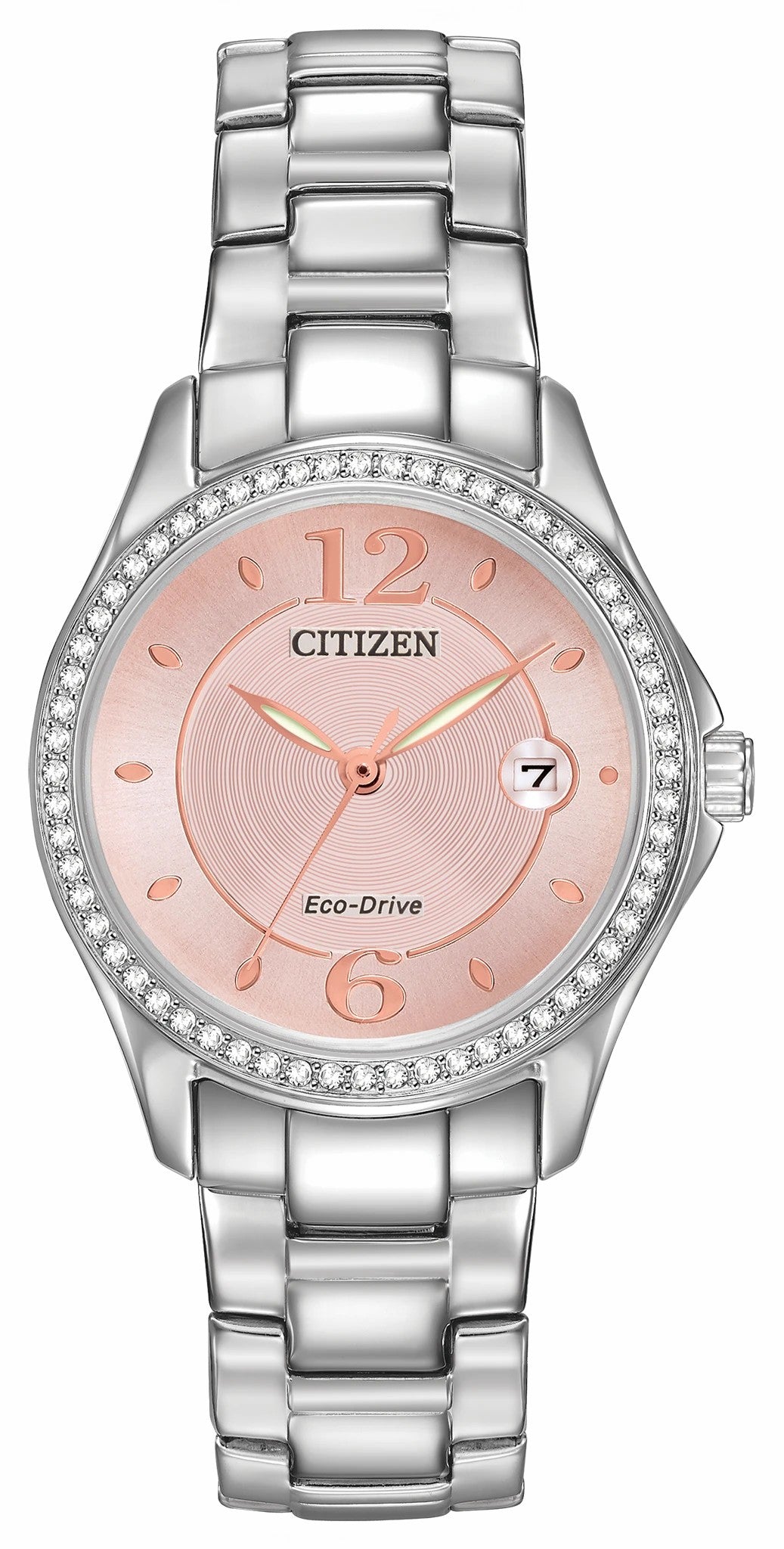 Citizen Exclusive - Silhouette Crystal - Ladies Eco-Drive FE1140-86X Pink Watch