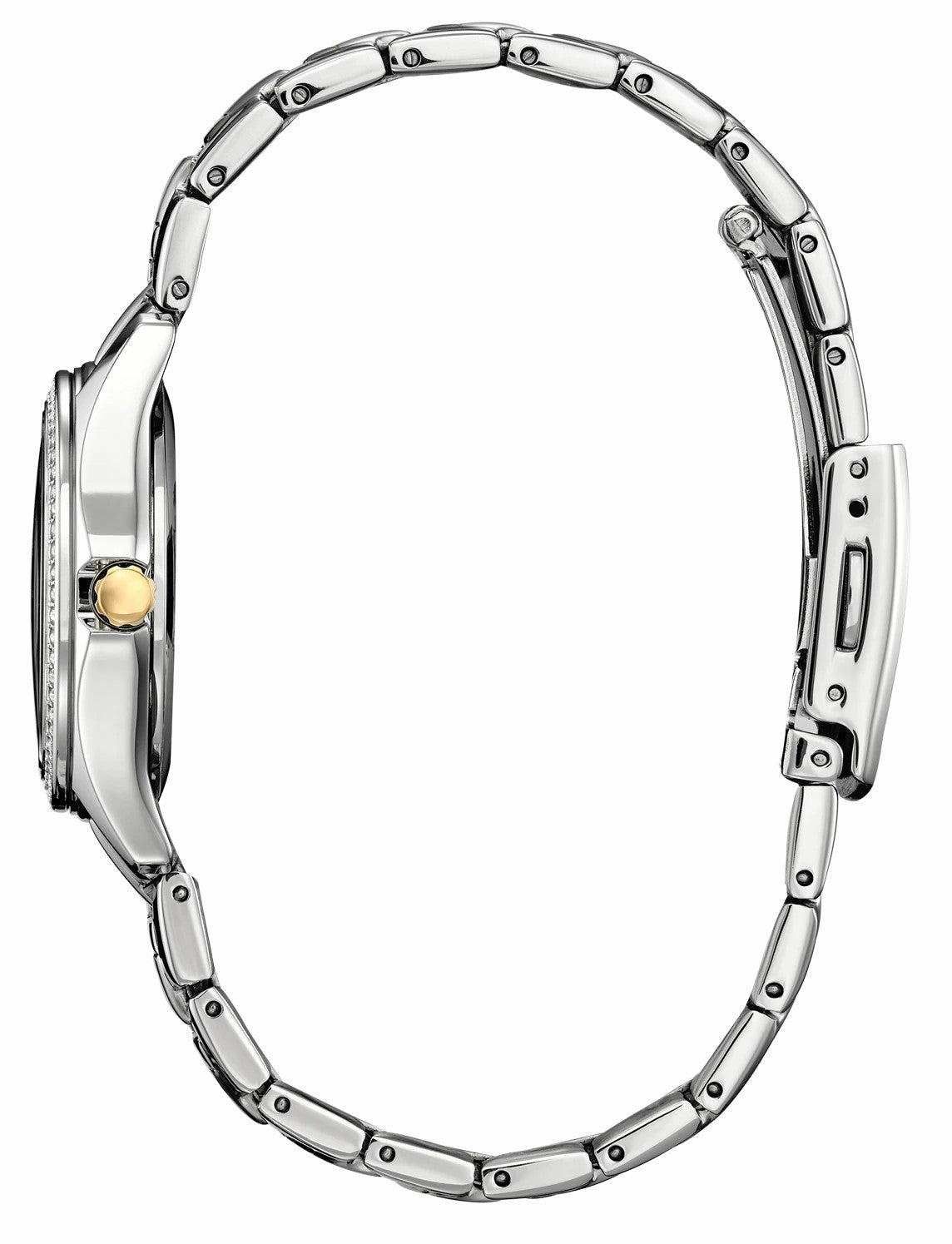 Citizen Signature - Crystal Silver-Tone Dial Stainless Steel Bracelet FE1146-71A