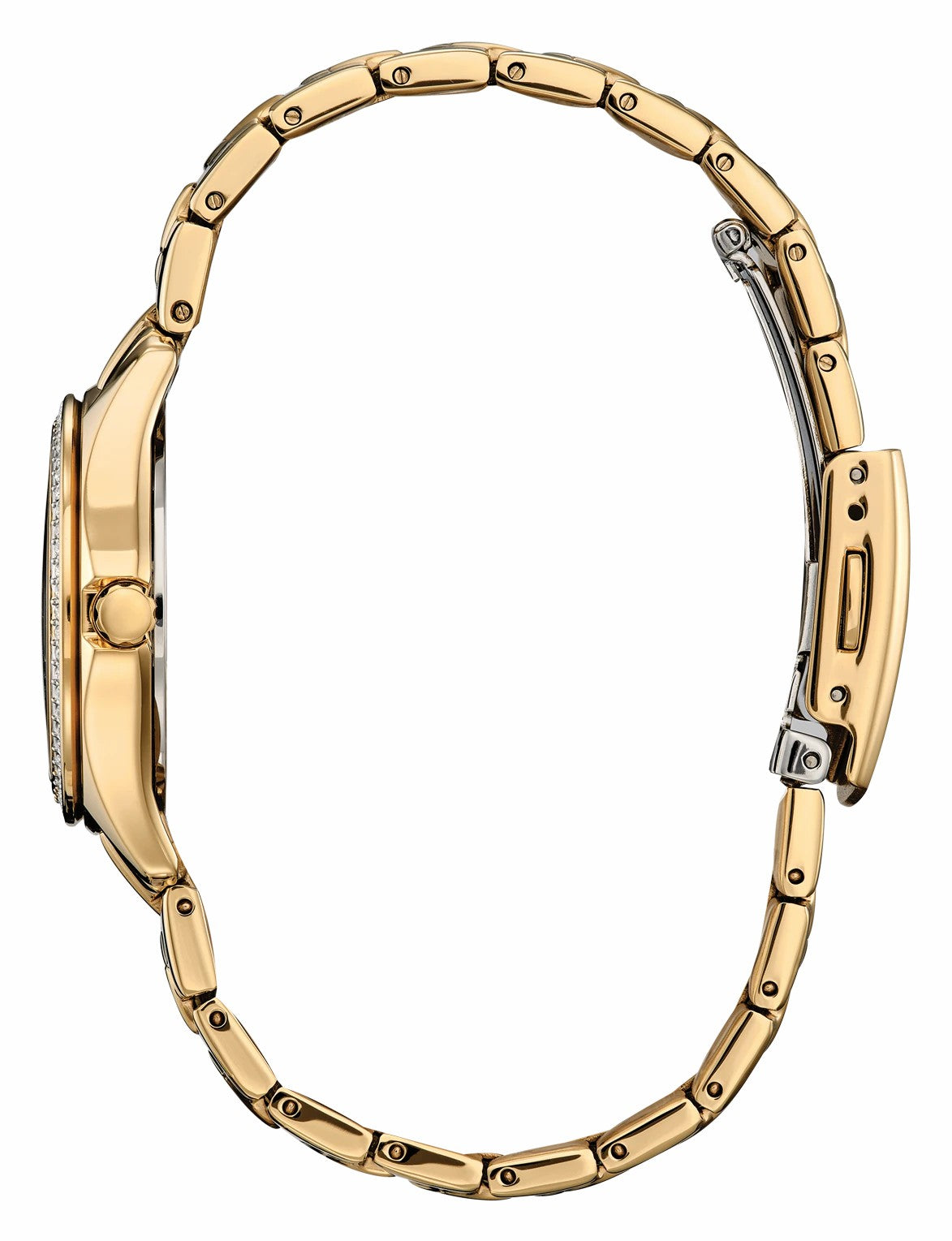 Citizen Top Pick - Crystal Champagne Dial Stainless Steel Bracelet FE1147-79P