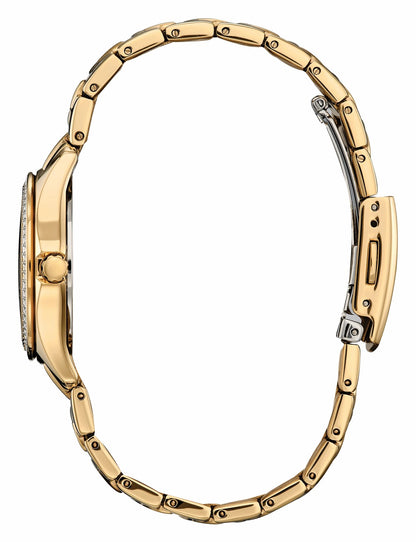 Citizen Top Pick - Crystal Champagne Dial Stainless Steel Bracelet FE1147-79P
