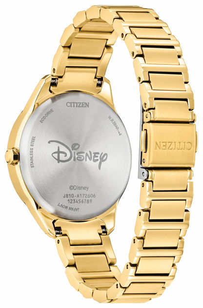 Citizen Smart Buy - Mickey Flutterby White Dial Stainless Steel Bracelet FE6192-51D