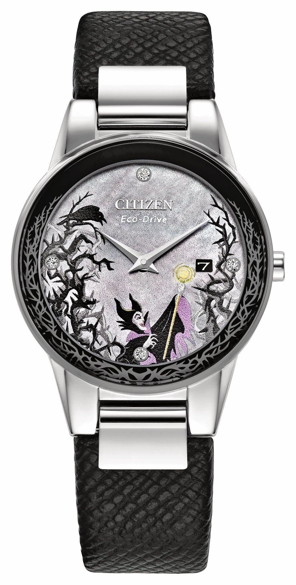 Citizen Exclusive - Maleficent's Charm Gray Dial Leather Strap GA1080-41Y