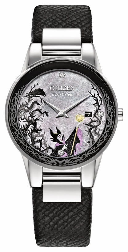 Citizen Exclusive - Maleficent's Charm Gray Dial Leather Strap GA1080-41Y