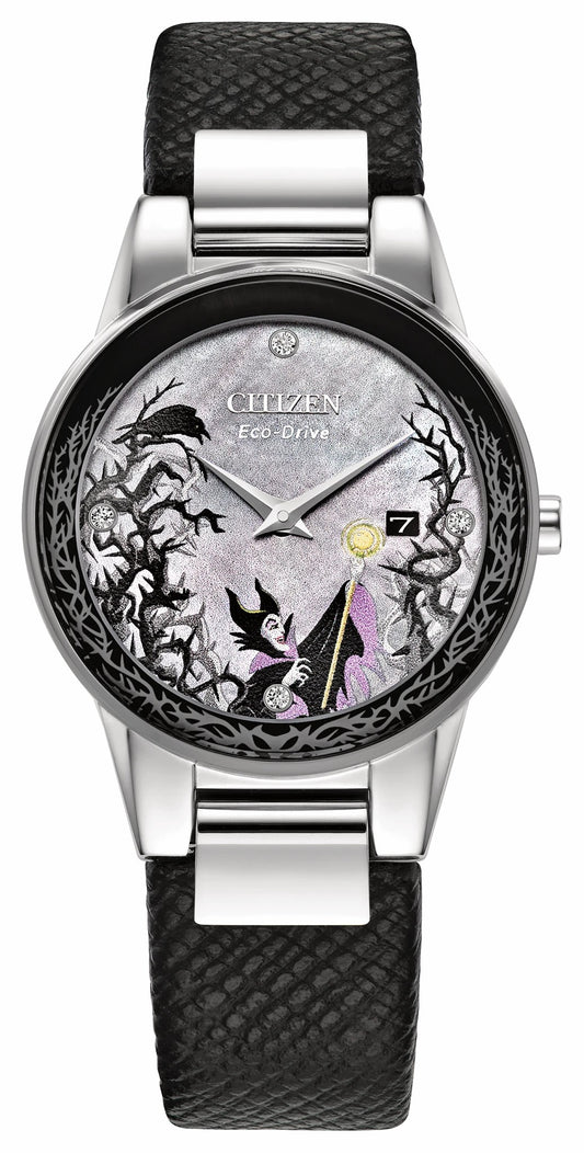 Citizen Exclusive - Maleficent's Charm Gray Dial Leather Strap GA1080-41Y