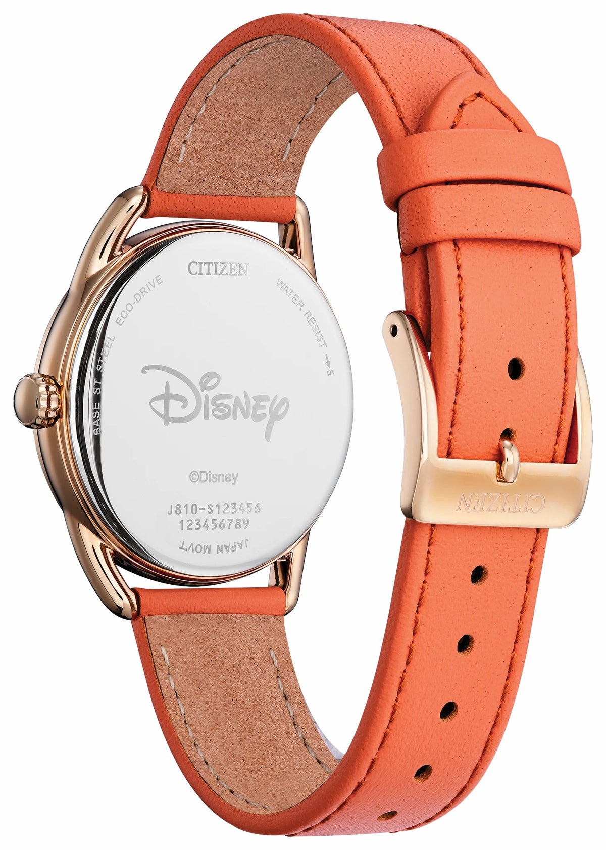 Citizen Latest - Gardening Minnie Silver-Tone Dial Leather Strap FE6087-04W