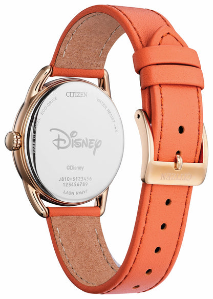 Citizen Latest - Gardening Minnie Silver-Tone Dial Leather Strap FE6087-04W