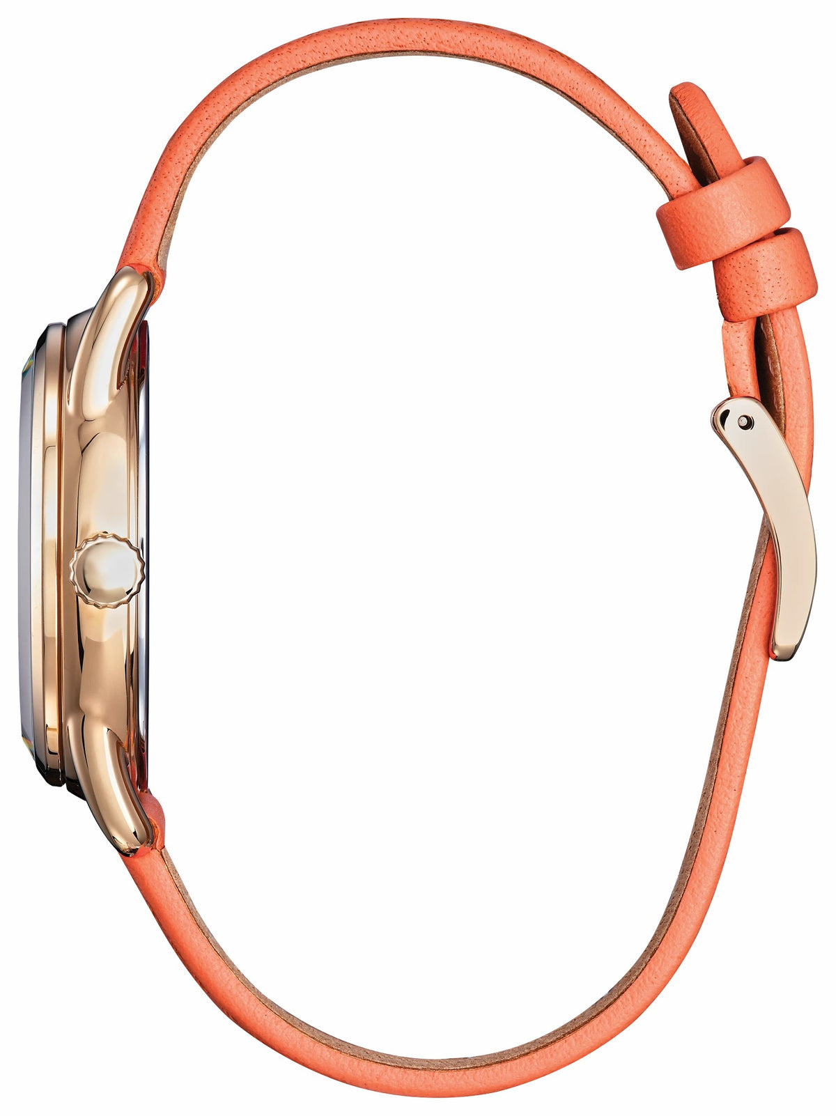 Citizen Latest - Gardening Minnie Silver-Tone Dial Leather Strap FE6087-04W