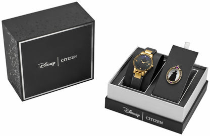 Citizen Customer Favorite - Evil Queen Shadow Black Dial Leather Strap GA1082-46W