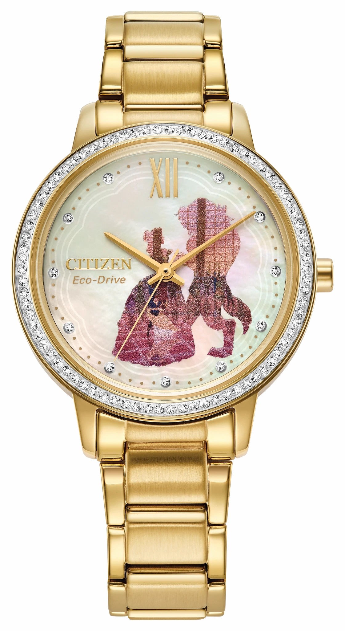 Citizen Recommended - Belle and Beast Gold-Tone Dial Stainless Steel Bracelet FE7048-51D