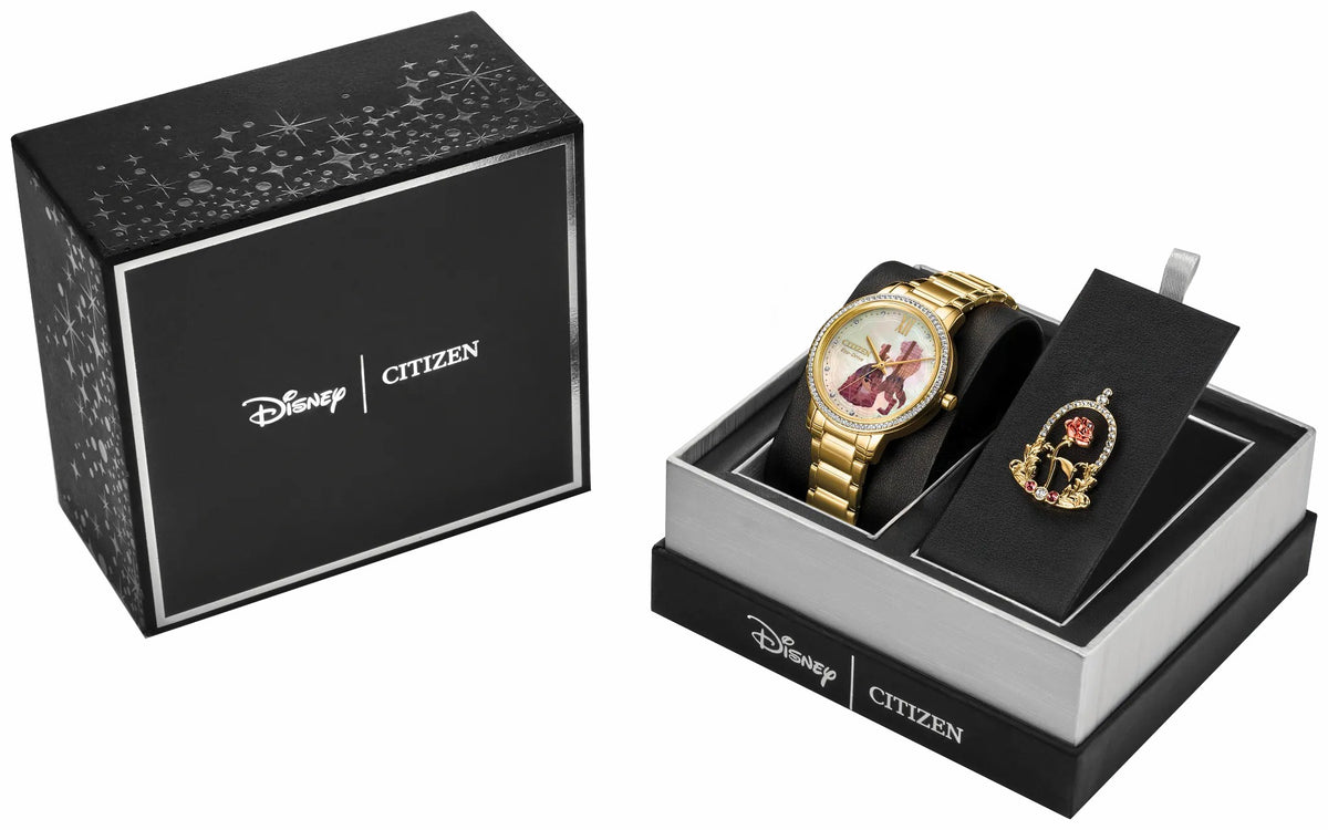 Citizen Recommended - Belle and Beast Gold-Tone Dial Stainless Steel Bracelet FE7048-51D