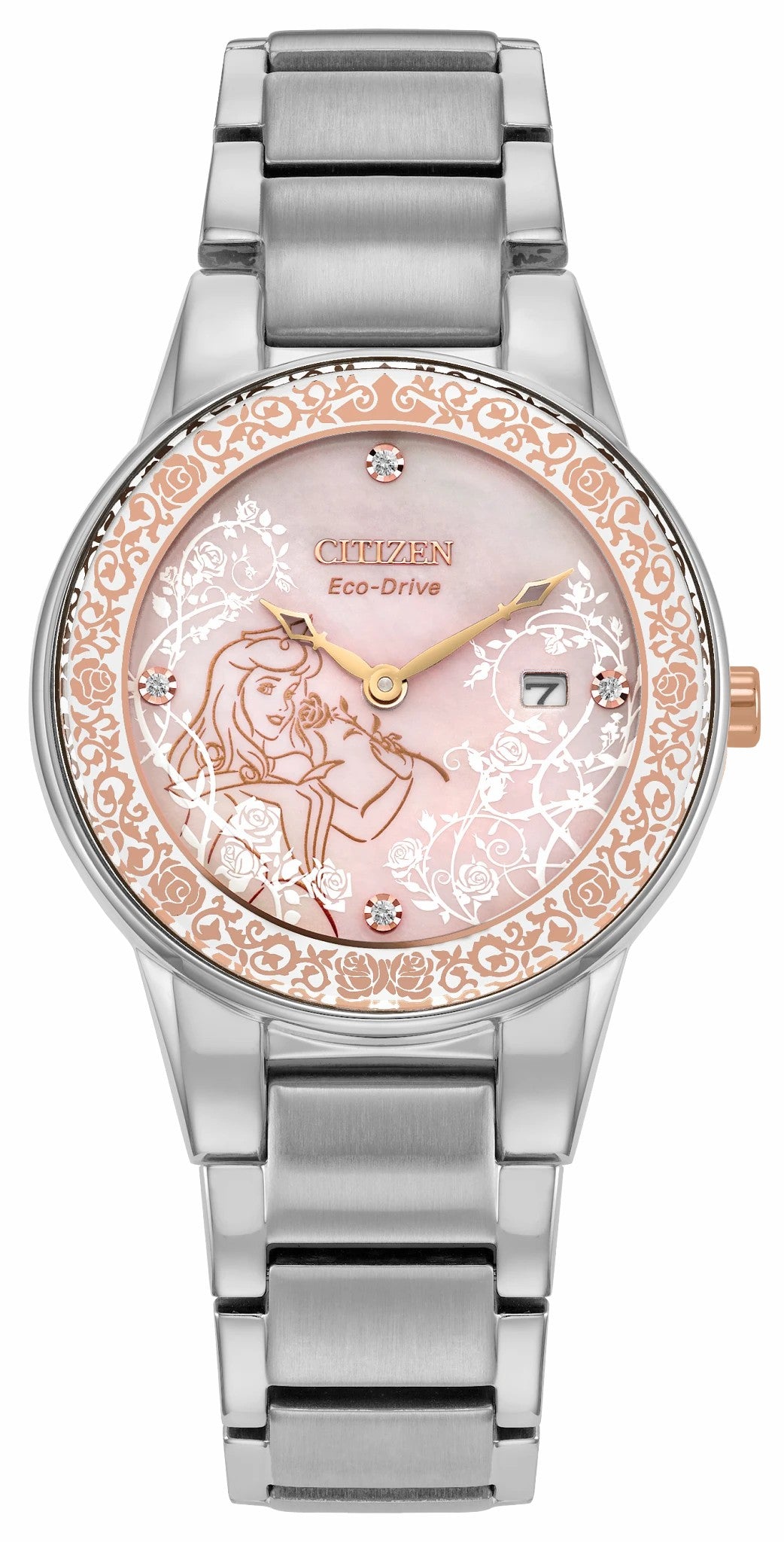 Citizen Best Price - Aurora Enchanted Pink Dial Stainless Steel Bracelet GA1081-65N