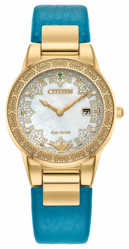 Citizen Best Seller - Aladdin 30th Anniversary White Dial Leather Strap GA1072-07D