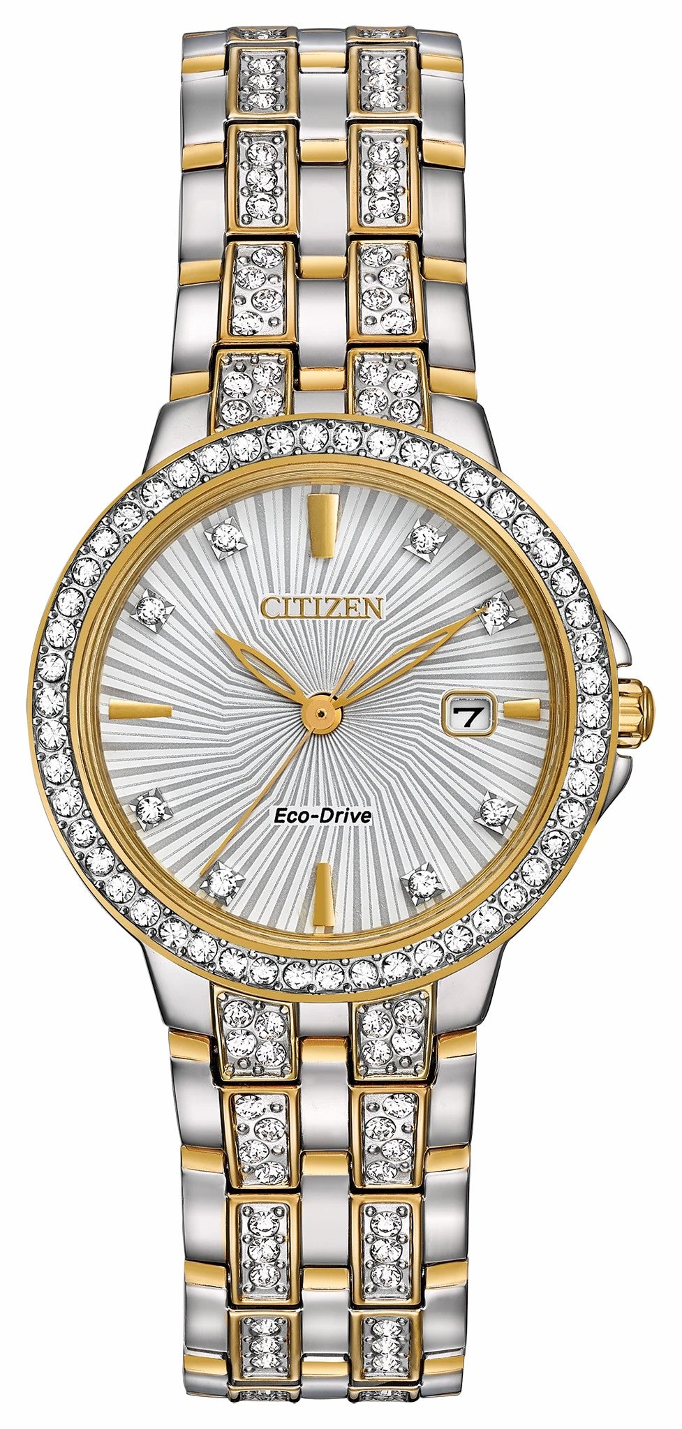 Citizen Featured - Silhouette Crystal - Ladies Eco-Drive Sparkle Dimaond Watch