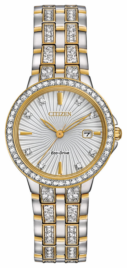 Citizen Featured - Silhouette Crystal - Ladies Eco-Drive Sparkle Dimaond Watch