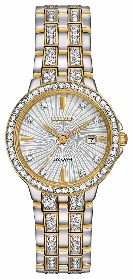 Citizen Featured - Silhouette Crystal - Ladies Eco-Drive Sparkle Dimaond Watch