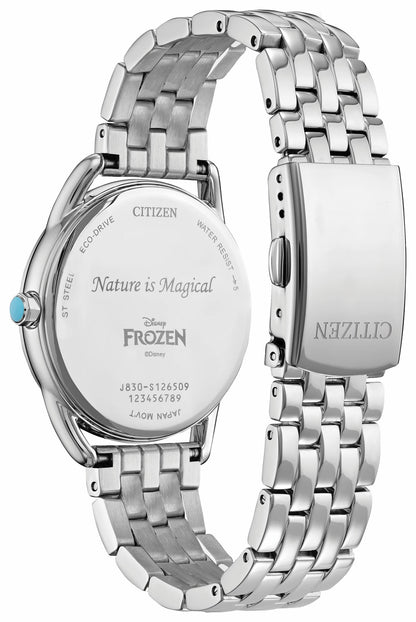Citizen Hot Sale - Frozen Blue Dial Stainless Steel Bracelet FE7091-61W