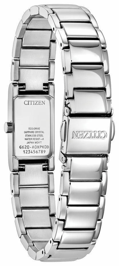 Citizen Latest - Axiom Silver-Tone Dial Stainless Steel Bracelet EG7051-51A