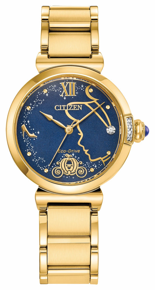 Citizen Great Value - Citizen L Cinderella 75th Anniversary Blue Dial Stainless Steel Bracelet EM1068-69W