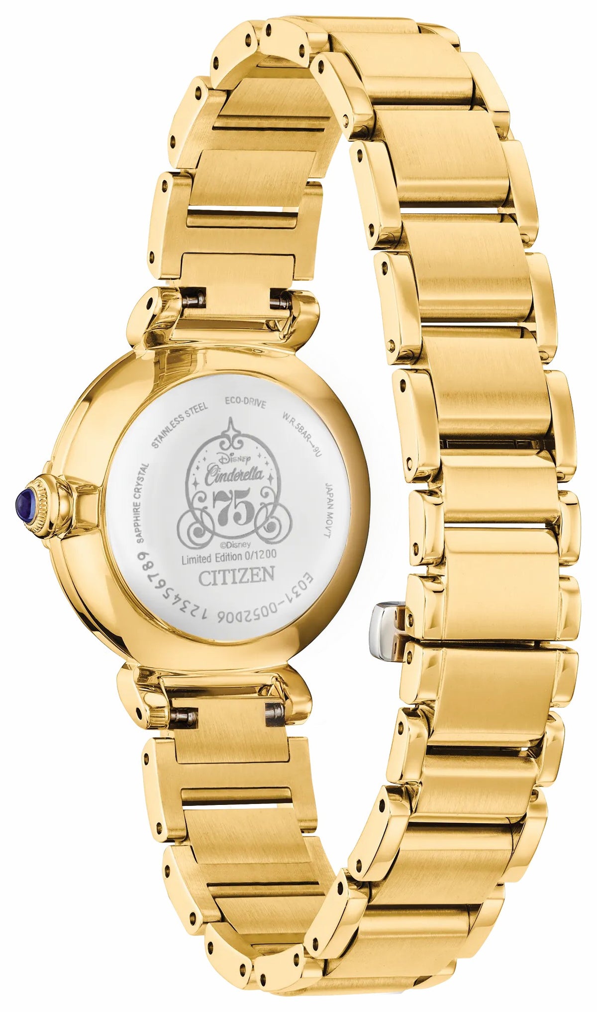 Citizen Great Value - Citizen L Cinderella 75th Anniversary Blue Dial Stainless Steel Bracelet EM1068-69W