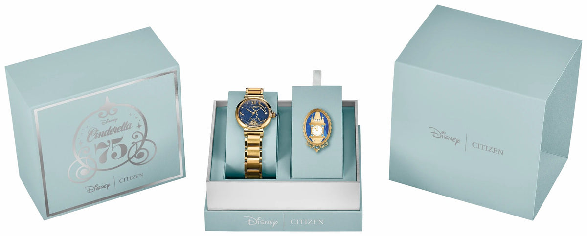Citizen Great Value - Citizen L Cinderella 75th Anniversary Blue Dial Stainless Steel Bracelet EM1068-69W