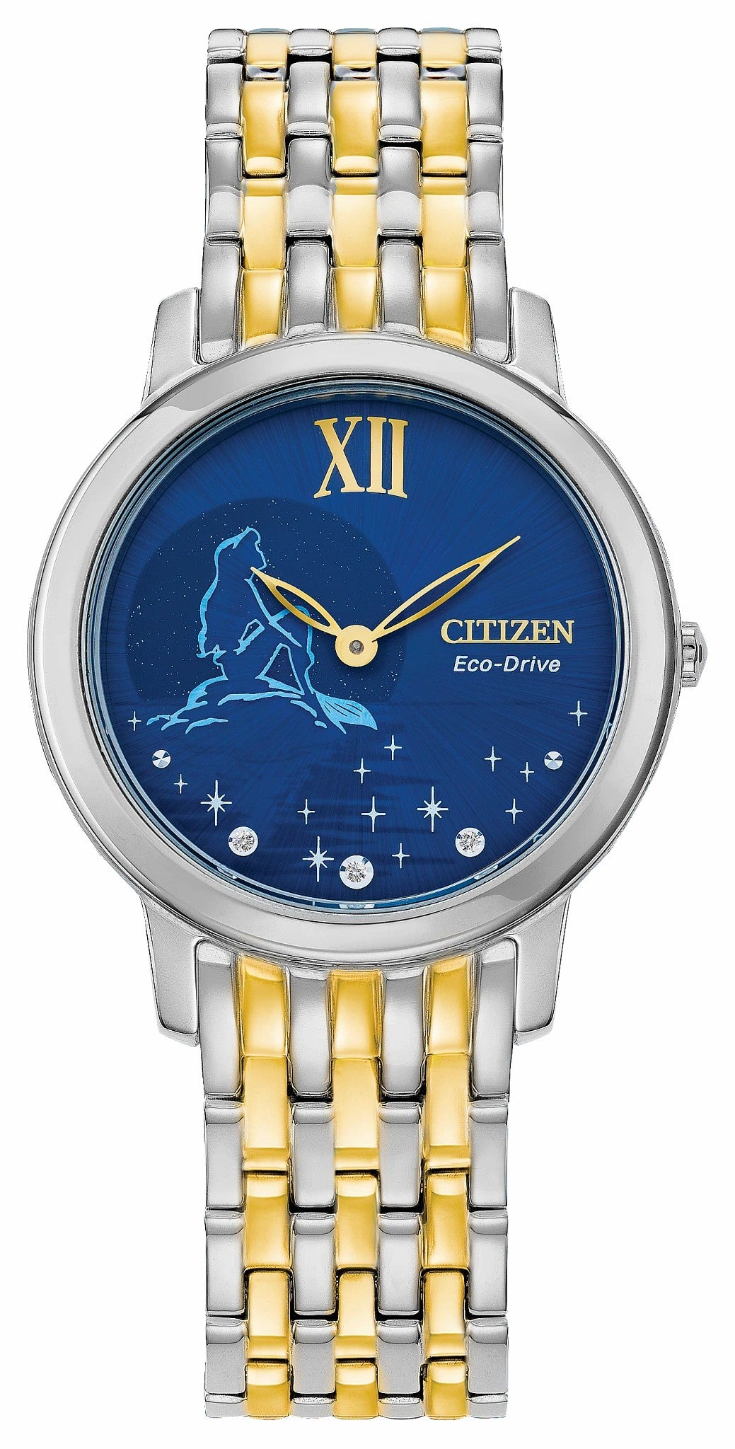 Citizen Essential - Ariel Diamond Blue Dial Stainless Steel Bracelet EX1499-50W