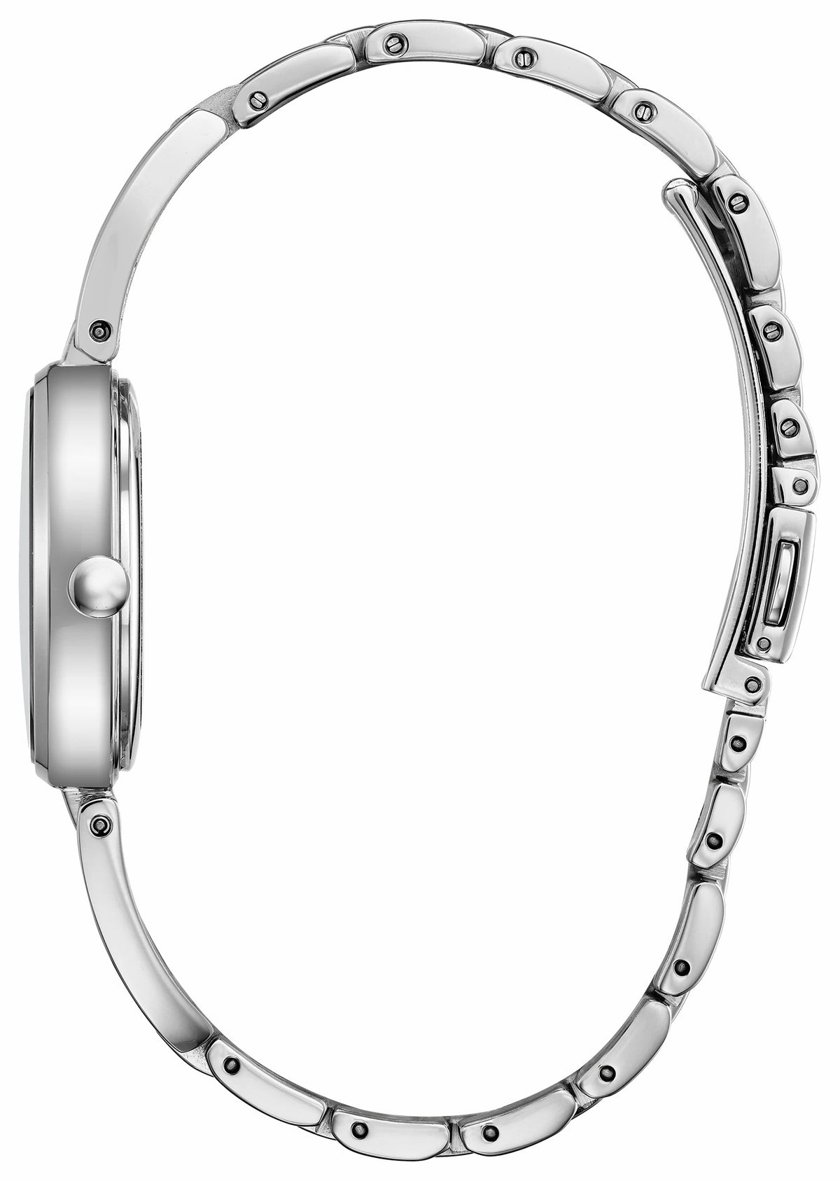 Citizen Latest - Axiom - Ladies Eco-Drive EM0630-51D Steel Pearl Dial Watch
