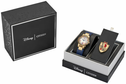 Citizen Deals - Snow White Flora Beige Dial Leather Strap GA1079-41W