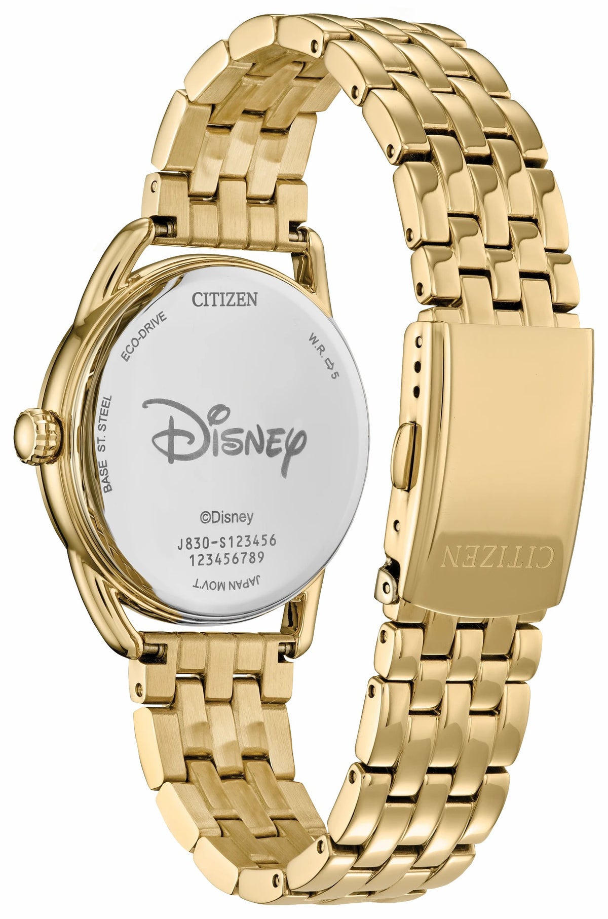 Citizen Hot Sale - Mickey Classic Silver-Tone Dial Stainless Steel Bracelet FE7093-57W