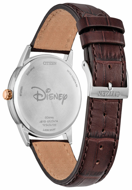 Citizen Everyday - Steamboat Willie 1928 Silver-Tone Dial Leather Strap AW1788-07W