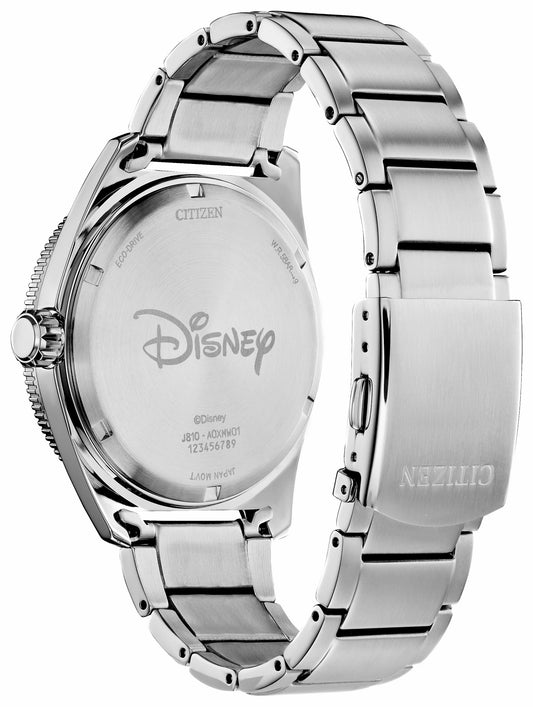 Citizen Best Price - Tee Time Mickey Green Dial Stainless Steel Bracelet AW1595-78W