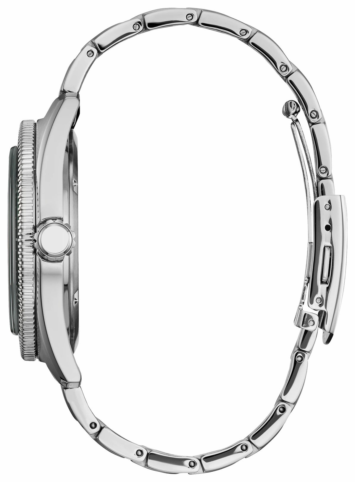 Citizen Best Price - Tee Time Mickey Green Dial Stainless Steel Bracelet AW1595-78W