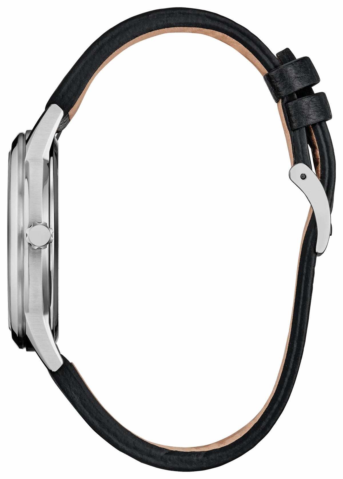 Citizen Smart Buy - Sensational Six Road Trip Silver-Tone Dial Leather Strap FE7110-09W