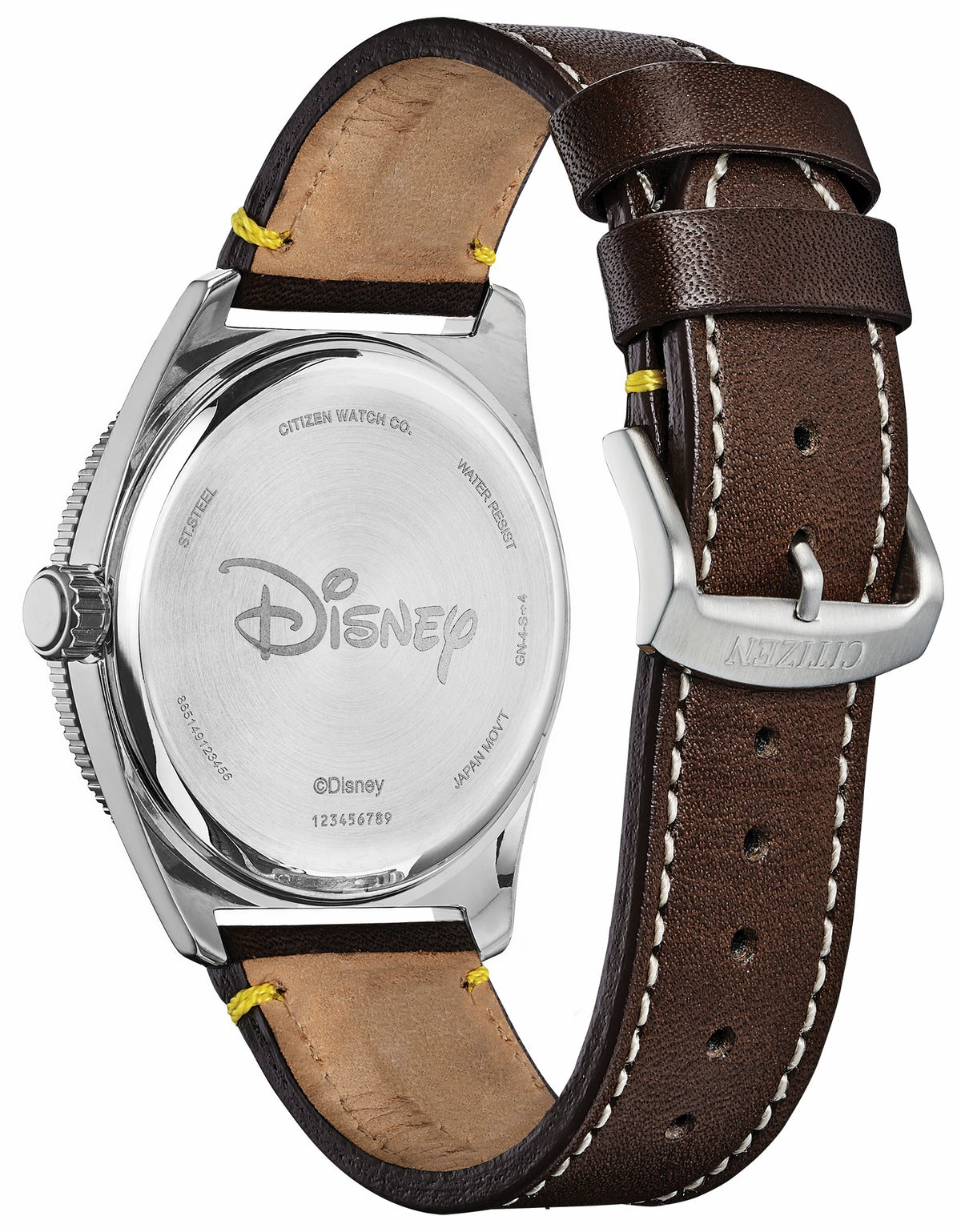 Citizen Smart Buy - Mickey Mouse Blue Dial Leather Strap AW1599-00W