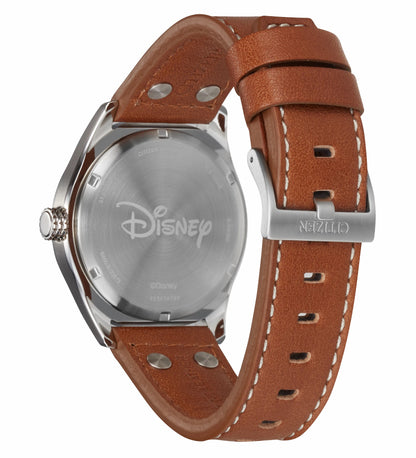 Citizen Popular - Mickey Aviator Ivory Dial Leather Strap BV1088-08W