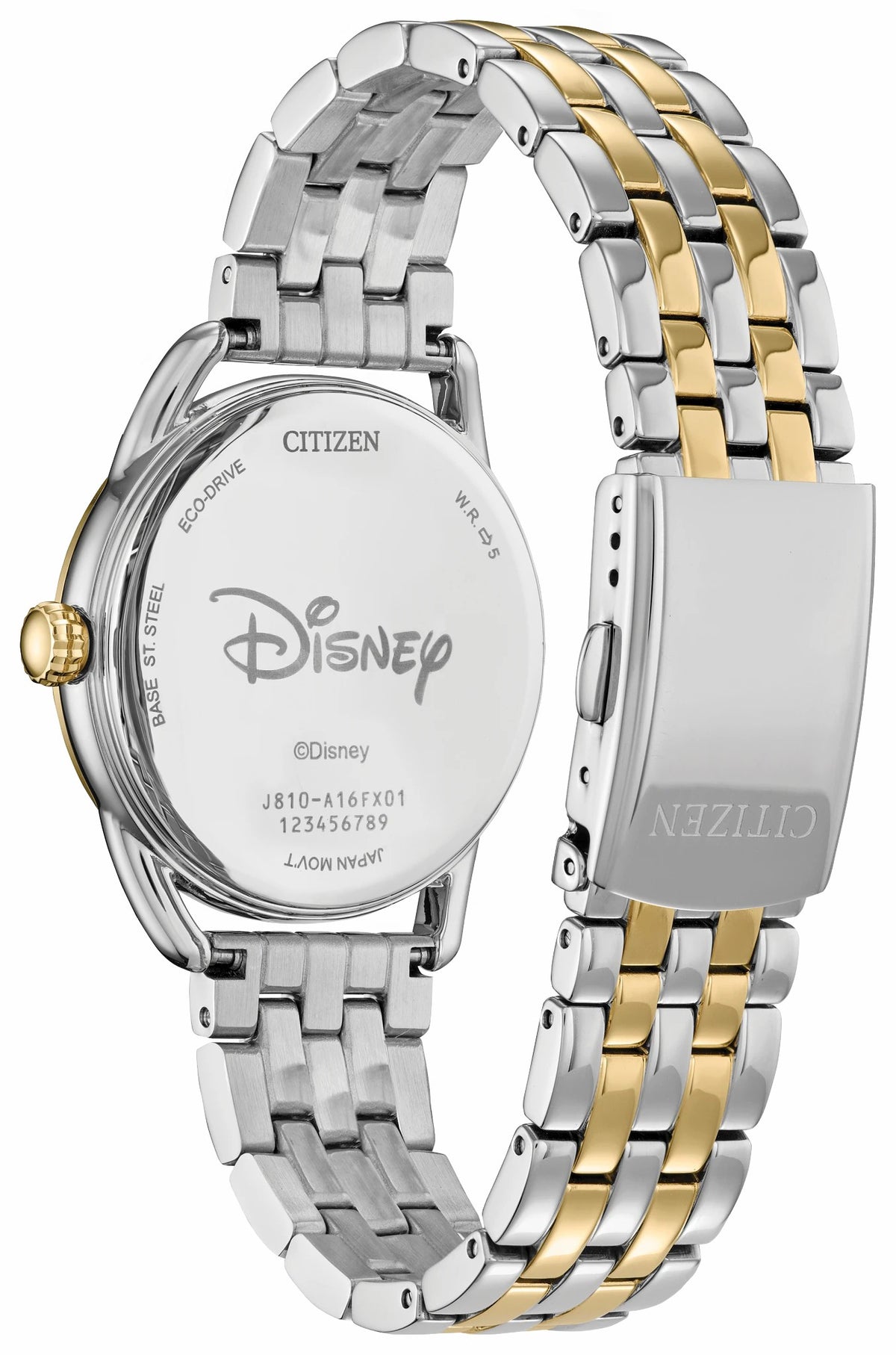 Citizen Discount - Empowered Minnie Mouse White Dial Stainless Steel Bracelet FE6084-70W