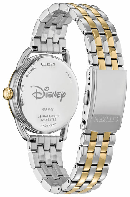 Citizen Discount - Empowered Minnie Mouse White Dial Stainless Steel Bracelet FE6084-70W