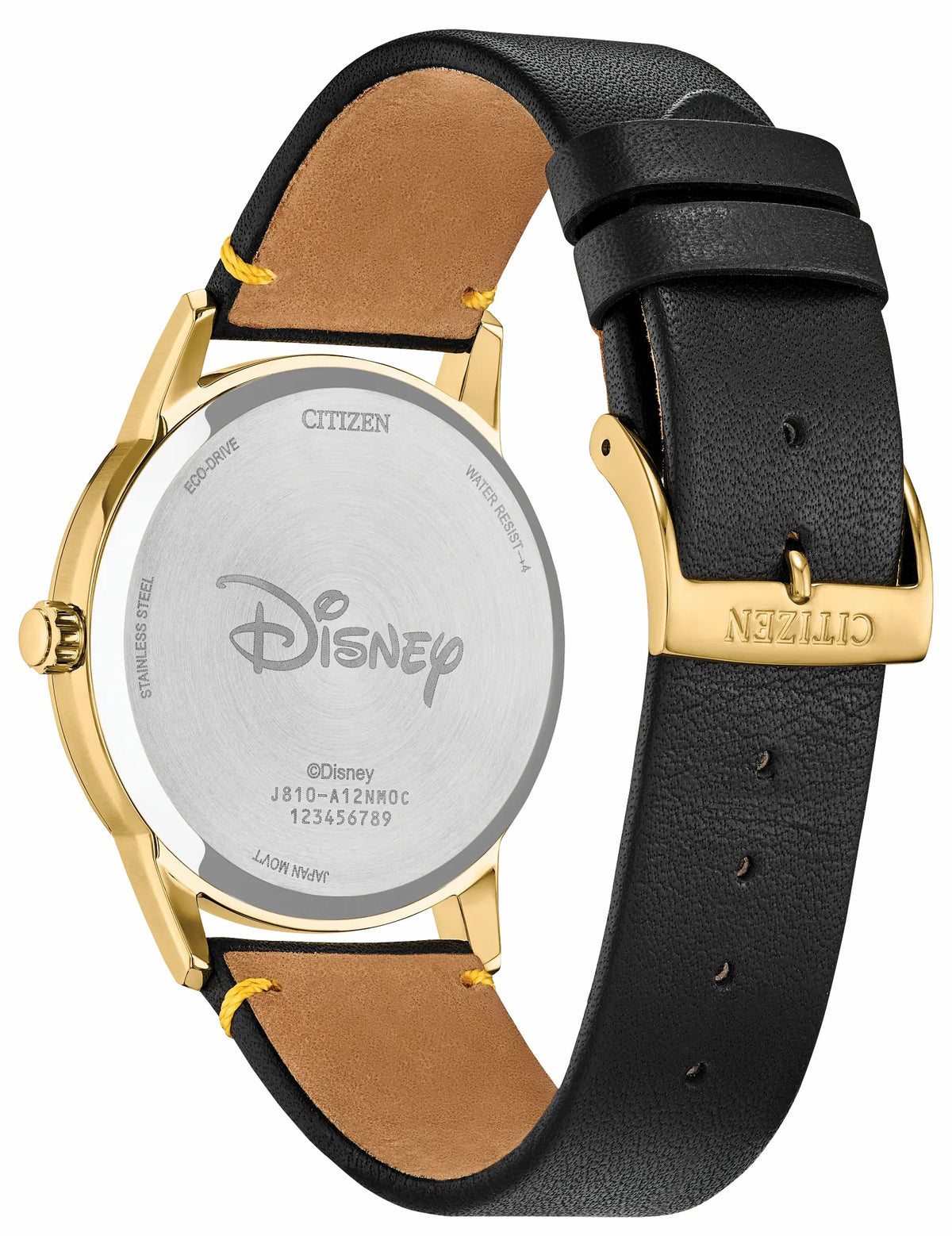 Citizen Special Offer - Donald Duck Seeing Stars Black Dial Leather Strap AW1789-04W