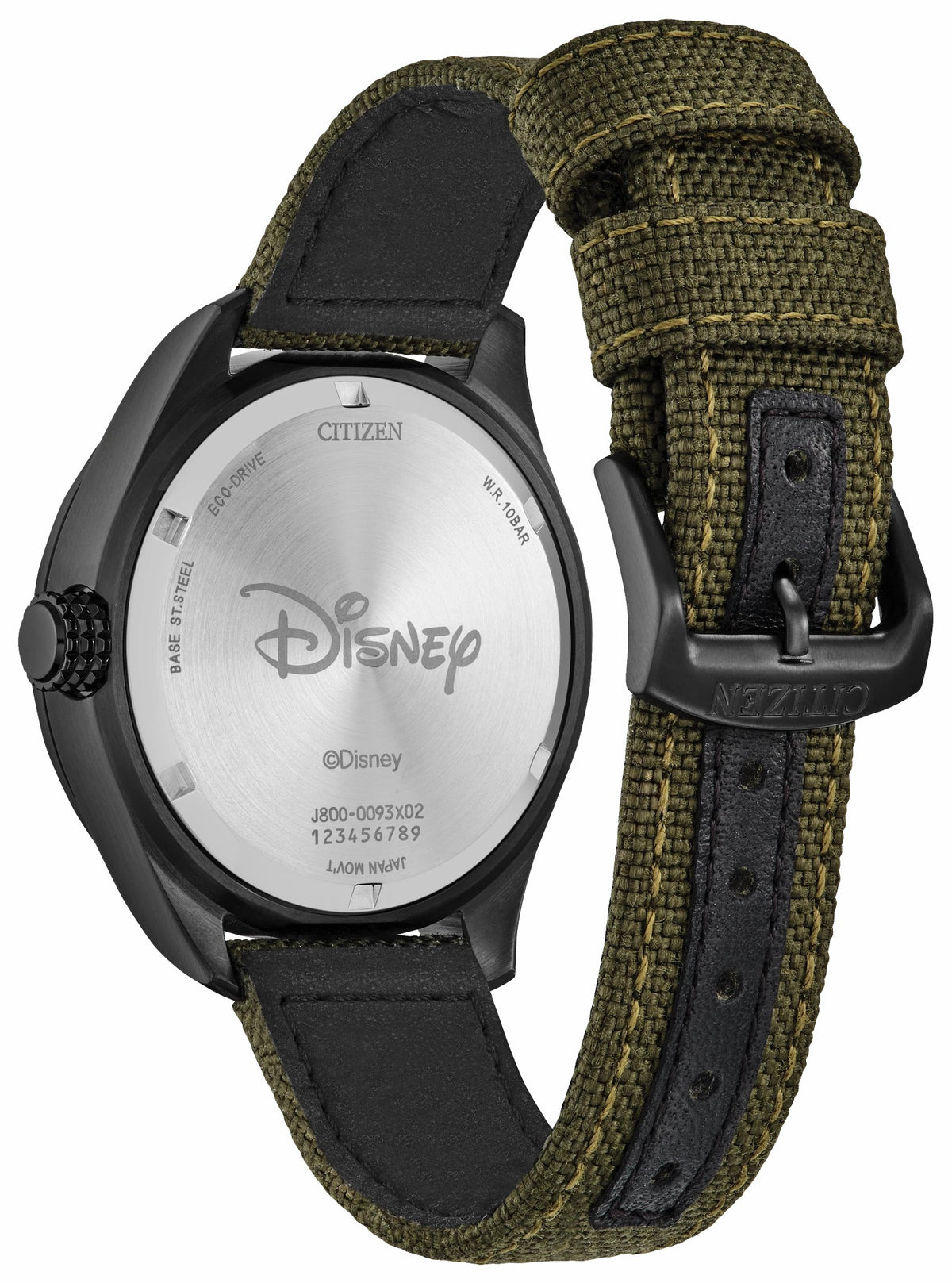 Citizen Hot Sale - Alpine Mickey Mouse Green Dial CORDURA® Strap AW0148-47W